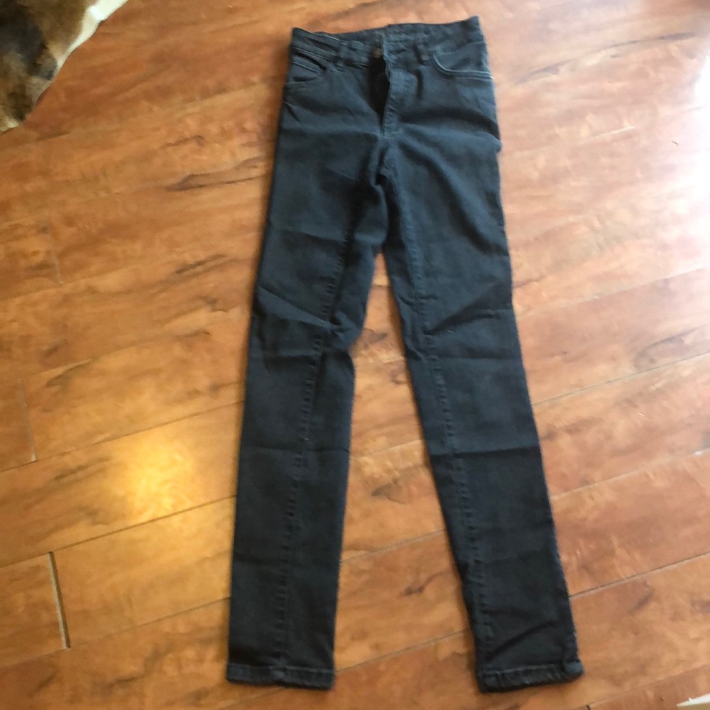 Zara jeans super high rise skinny size 25 black